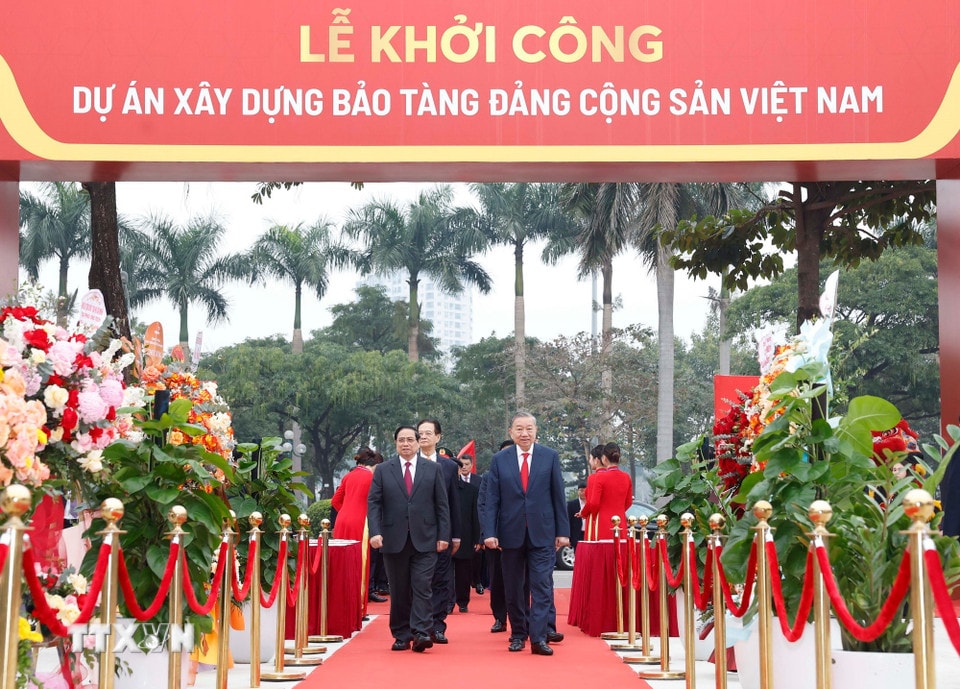 Tổng Bí thư Tô Lâm dự Lễ khởi công dự án xây dựng Bảo tàng Đảng Cộng sản Việt Nam