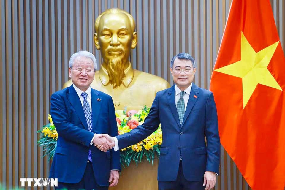 Thủ tướng Chính phủ Lê Minh Hưng tiếp Chủ tịch Cơ quan Hợp tác quốc tế Nhật Bản