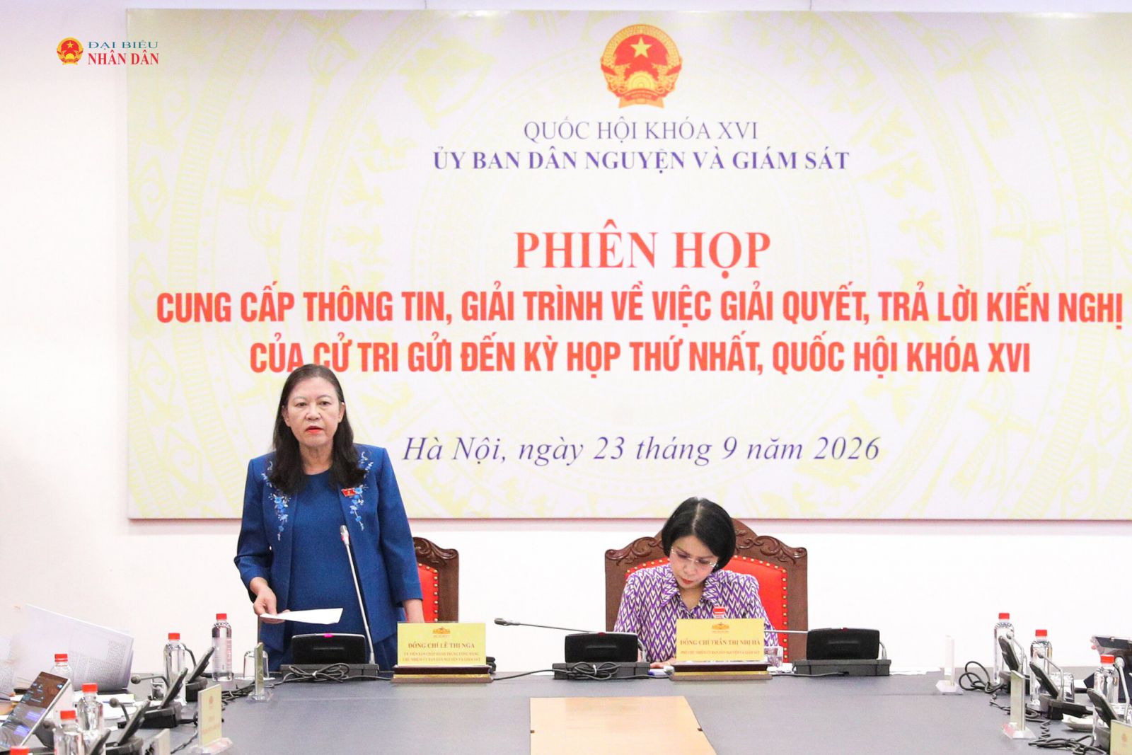 Giải trình về giải quyết kiến nghị của cử tri gửi đến Kỳ họp thứ Nhất, Quốc hội khóa XVI