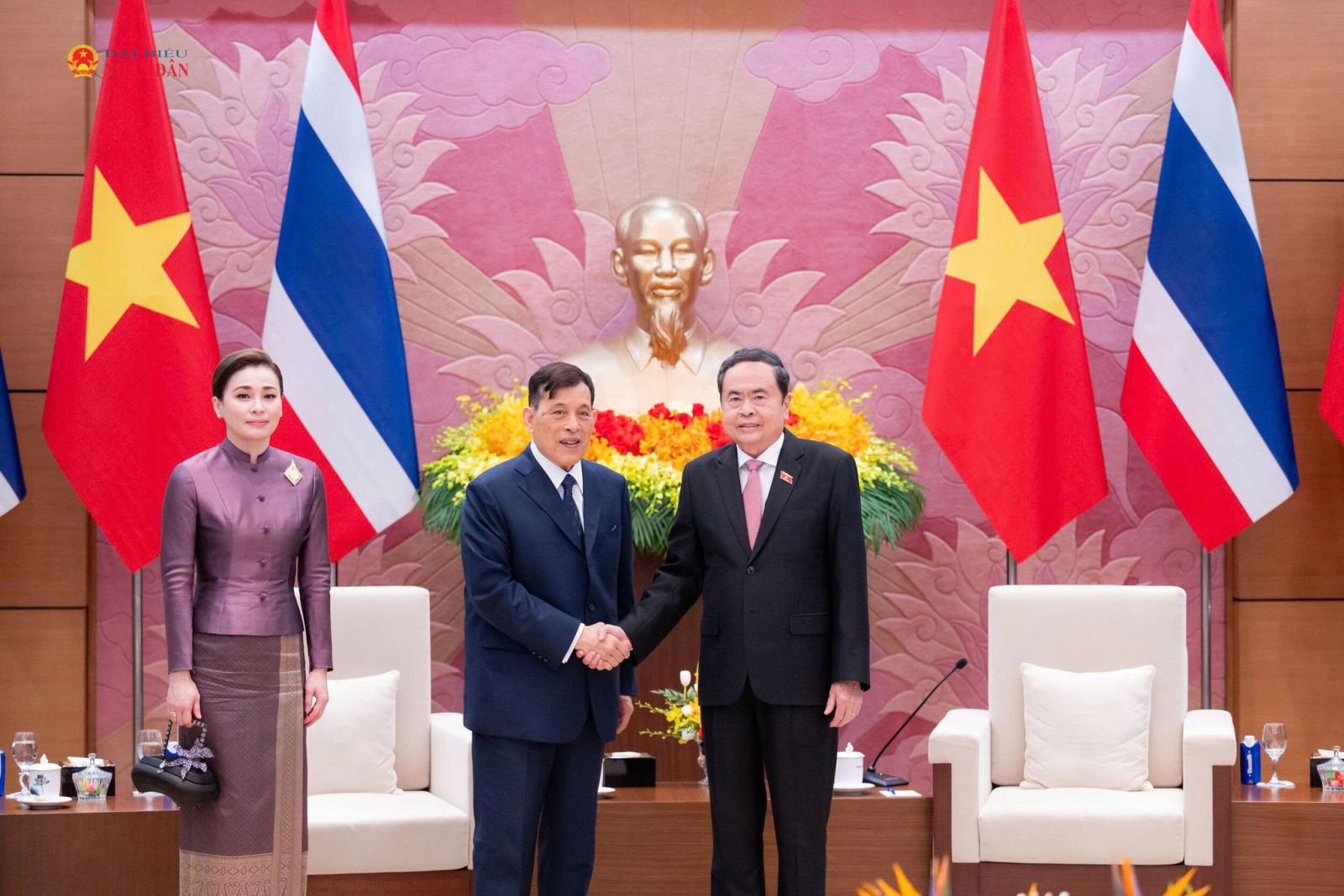 Chủ tịch Quốc hội Trần Thanh Mẫn tiếp Chủ nhiệm Ủy ban Tài chính và Kinh tế Nhân đại toàn quốc Trung Quốc