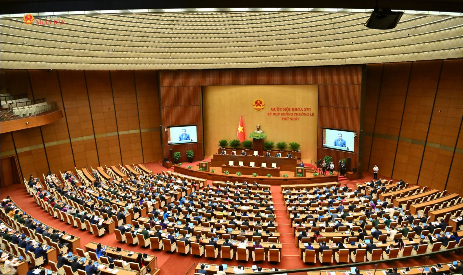 TRỰC TIẾP: Khai mạc Kỳ họp không thường lệ thứ Nhất, Quốc hội Khoá XVI