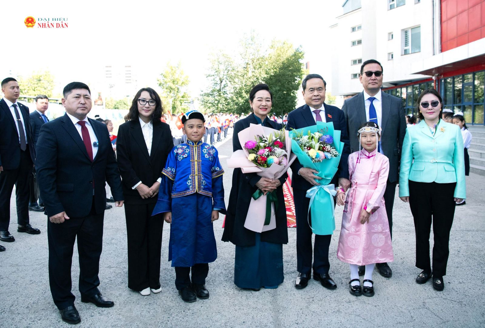 Chủ tịch Quốc hội Trần Thanh Mẫn thăm ngôi trường mang tên Chủ tịch Hồ Chí Minh tại thủ đô Ulaanbaatar