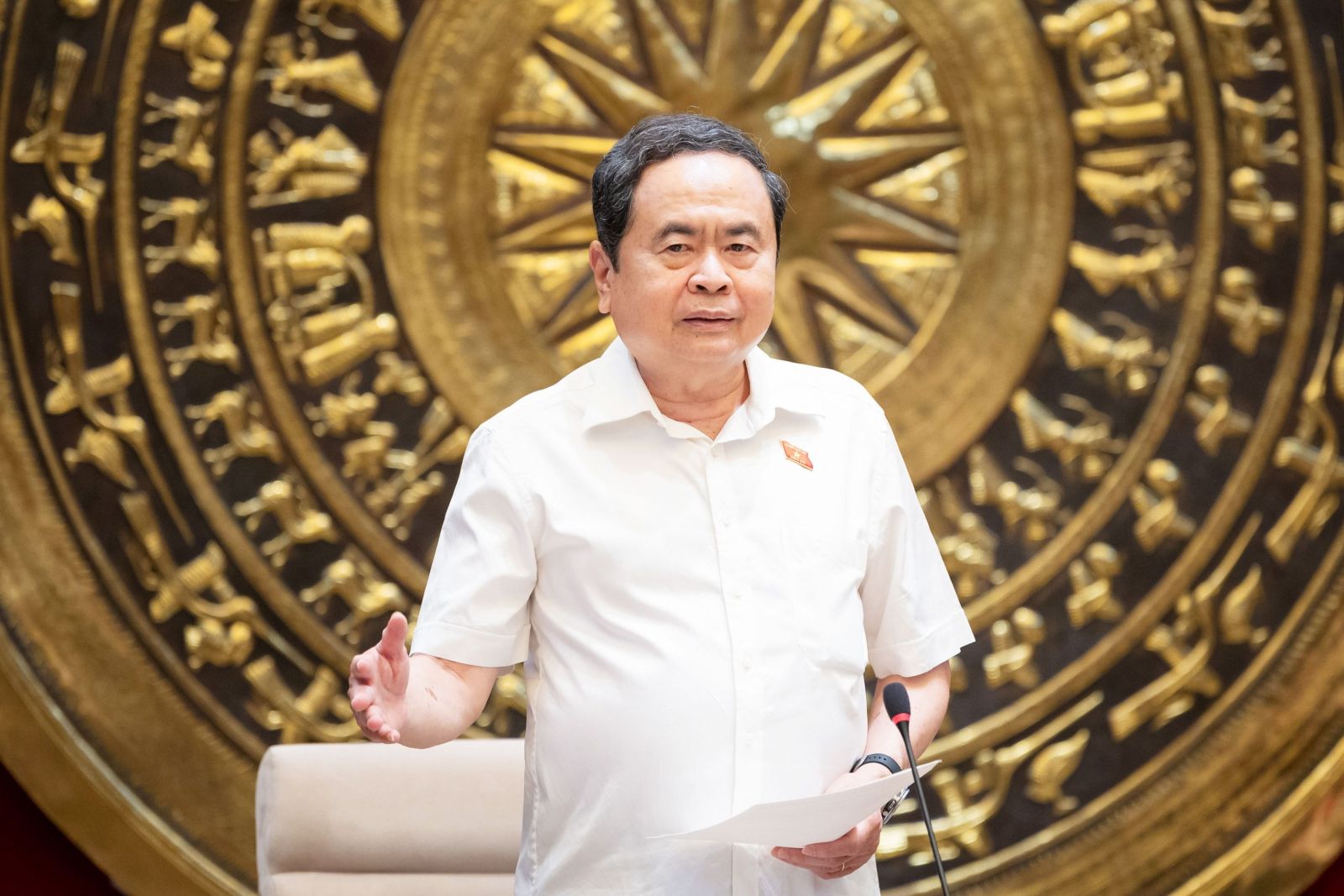 Chủ tịch Quốc hội Trần Thanh Mẫn làm việc với Thường trực Ủy ban Dân nguyện và Giám sát