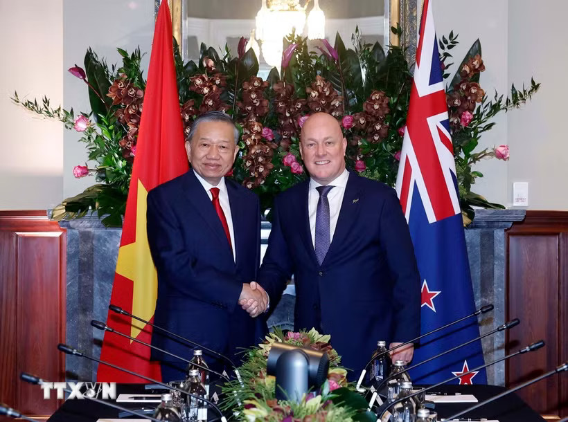 Tổng Bí thư, Chủ tịch nước Tô Lâm hội đàm với Thủ tướng New Zealand