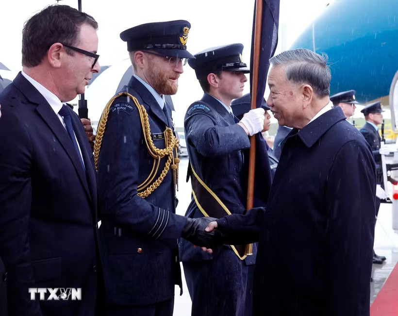 Tổng Bí thư, Chủ tịch nước Tô Lâm bắt đầu thăm cấp Nhà nước tới New Zealand