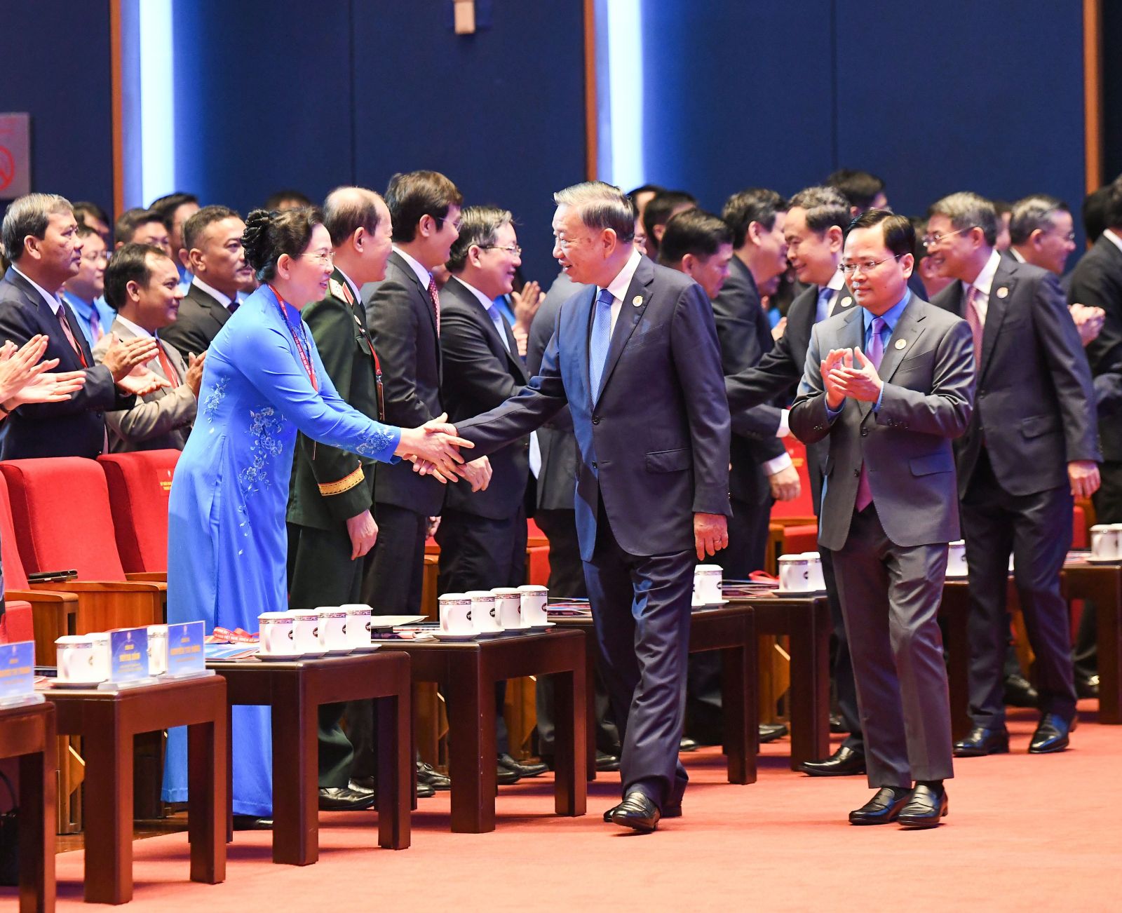 Tổng Bí thư, Chủ tịch nước Tô Lâm dự phiên khai mạc trọng thể Đại hội XIV Công đoàn Việt Nam