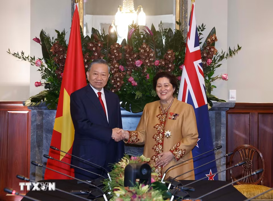 Tổng Bí thư, Chủ tịch nước Tô Lâm hội kiến Toàn quyền New Zealand