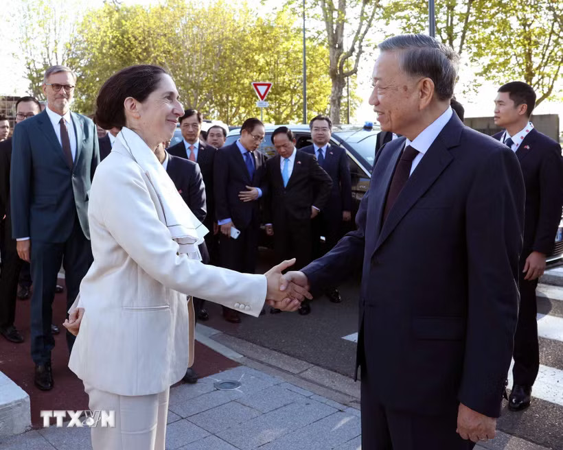 Tổng Bí thư, Chủ tịch nước Tô Lâm thăm Ủy ban Năng lượng nguyên tử và Năng lượng thay thế Pháp