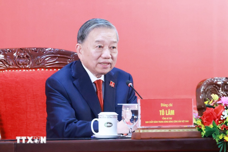Tổng Bí thư Tô Lâm: Hôm nay, Bộ Chính trị đã ban hành ngay Chỉ thị về triển khai Nghị quyết Đại hội