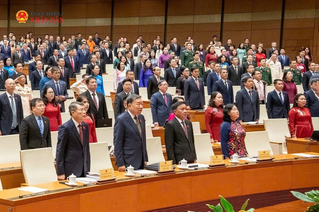 Khai mạc trọng thể Kỳ họp không thường lệ thứ Nhất, Quốc hội khóa XVI