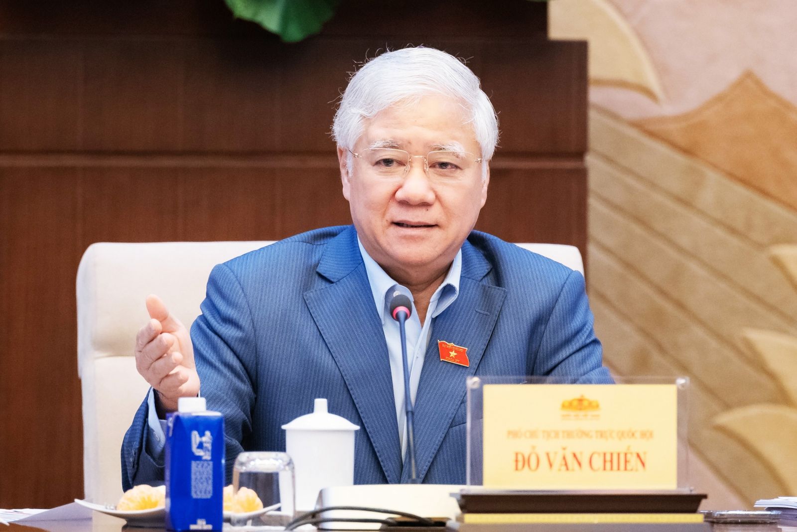 Phó Chủ tịch Thường trực Quốc hội Đỗ Văn Chiến chủ trì họp Ban Tổ chức 80 năm Ngày Tổng tuyển cử đầu tiên bầu Quốc hội Việt Nam