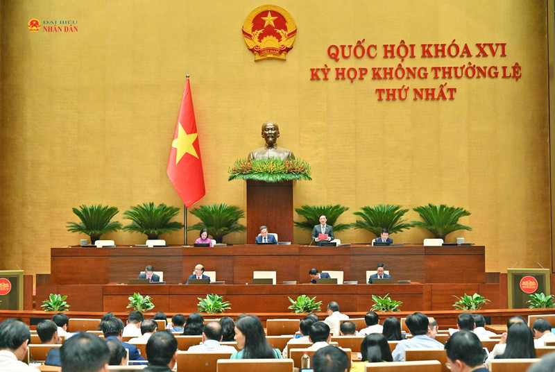 Quốc hội thảo luận ở hội trường về định hướng, chính sách dự án Luật Tổ chức cơ quan điều tra hình sự (sửa đổi)
