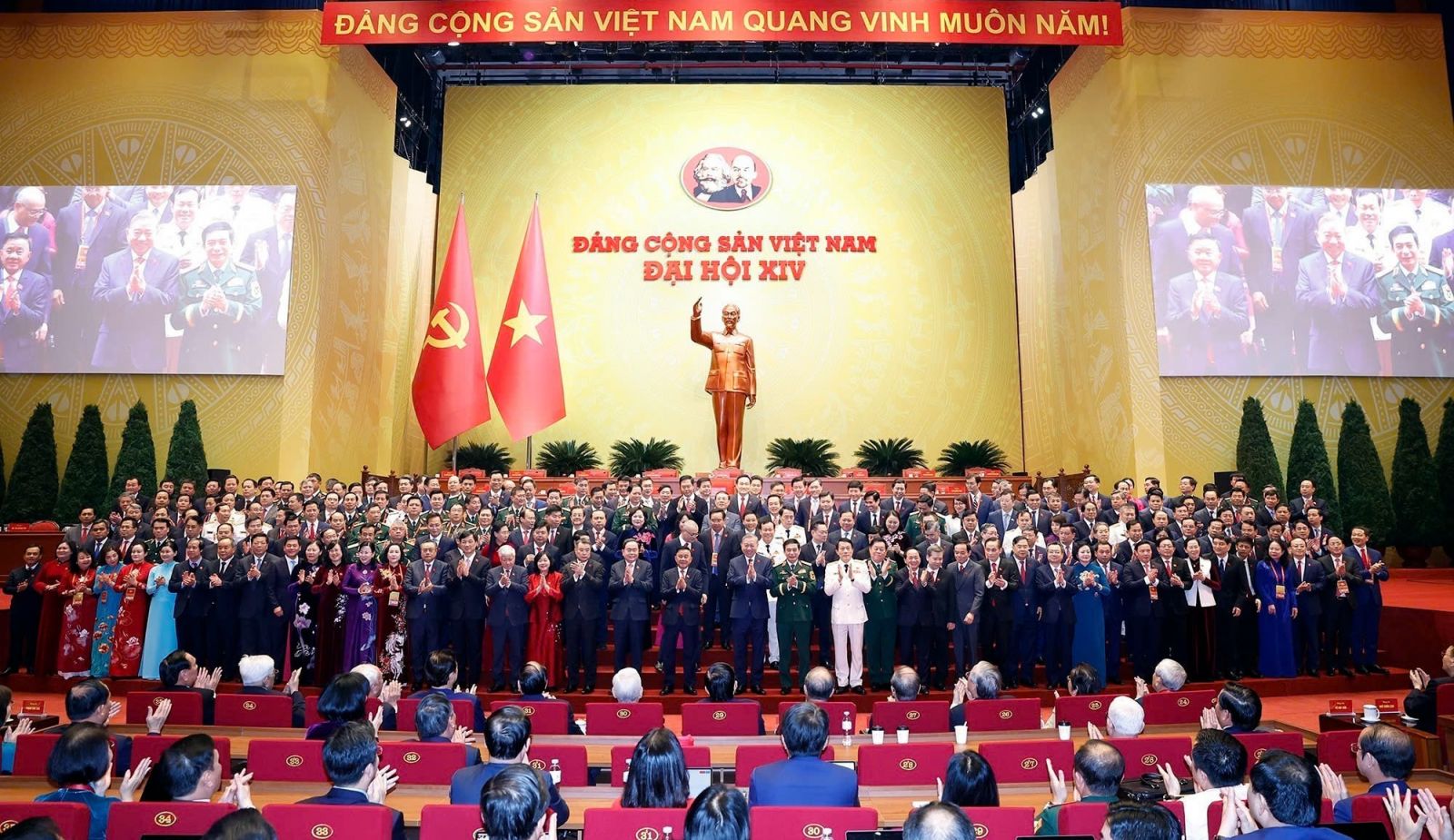 THÔNG CÁO BÁO CHÍ phiên bế mạc Đại hội đại biểu toàn quốc lần thứ XIV của Đảng