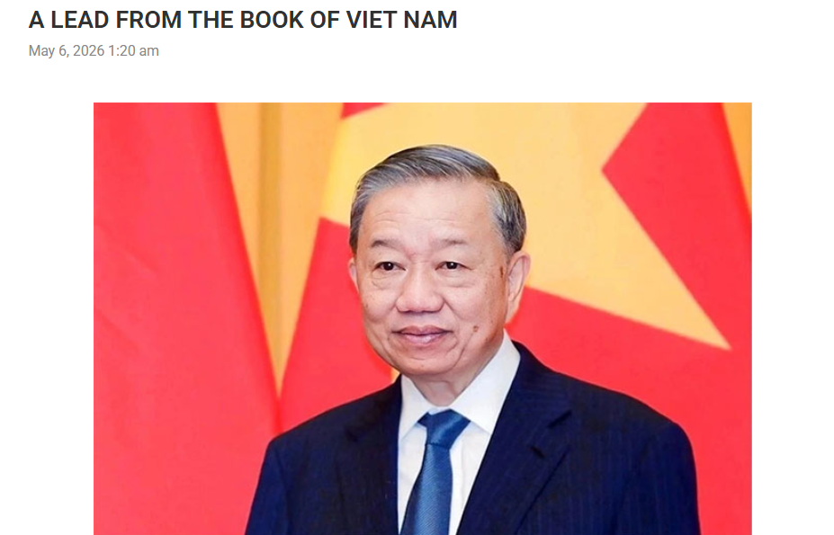 Báo Sri Lanka: Việt Nam là hình mẫu trong cân bằng chiến lược và phát triển kinh tế