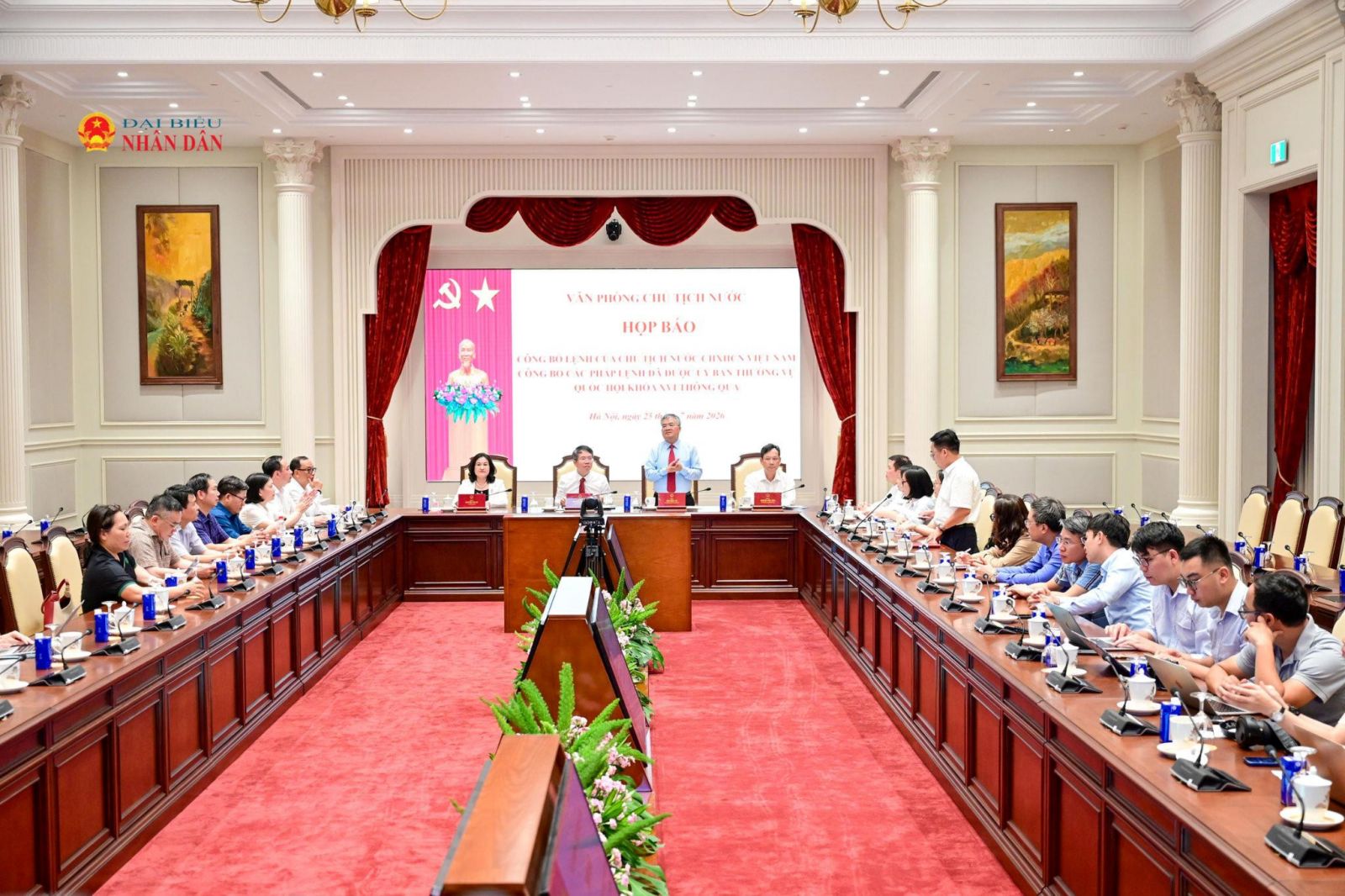 Họp báo công bố Lệnh của Chủ tịch nước về 3 Pháp lệnh