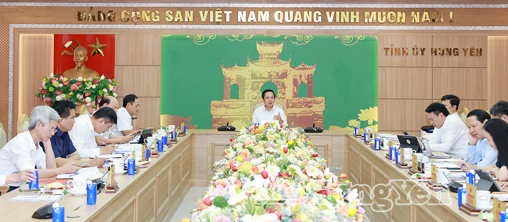 Ban Thường vụ Tỉnh uỷ cho ý kiến nhiều nội dung thuộc thẩm quyền