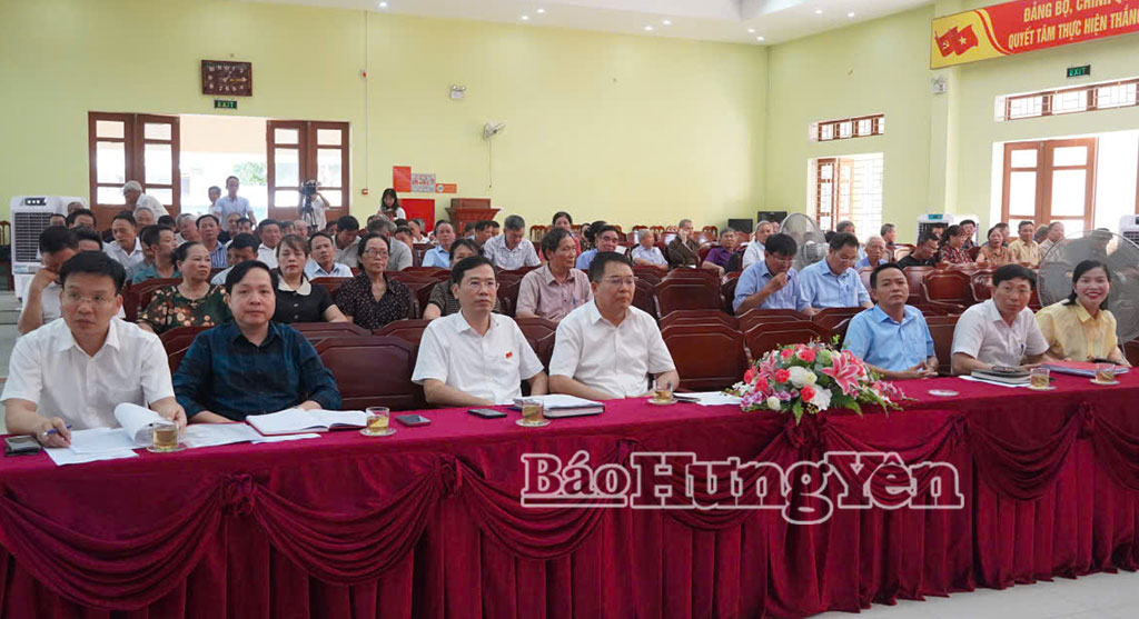 HĐND phường Trần Lãm tiếp xúc cử tri