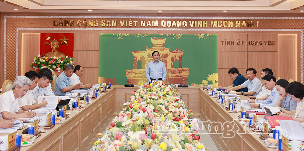 Ban Thường vụ Tỉnh ủy cho ý kiến nhiều cơ chế, chính sách phát triển kinh tế - xã hội