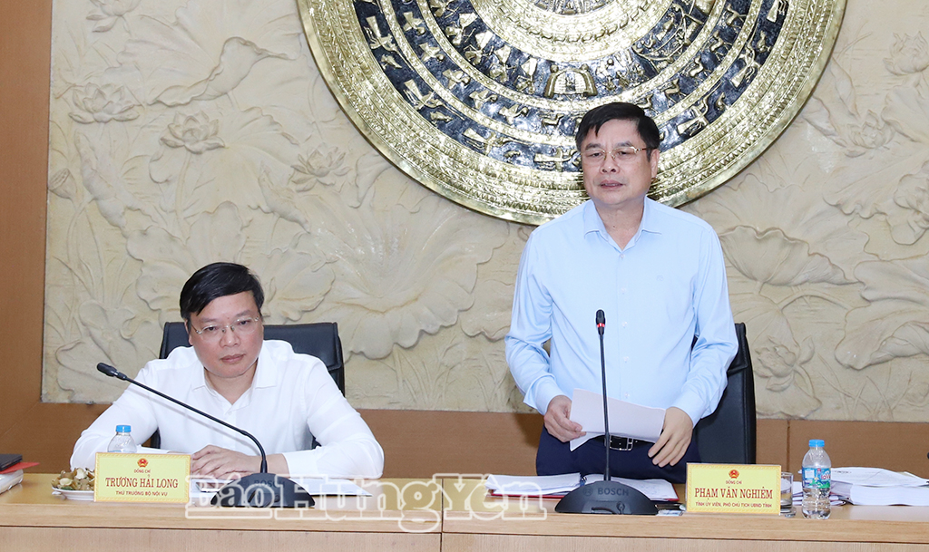 UBND tỉnh làm việc với đoàn công tác liên ngành Trung ương về khu vực dự kiến thành lập các phường